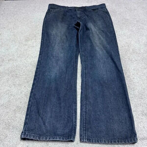 Michael Brandon Jeans Blue Straight Pockets Men’s Size 36x30